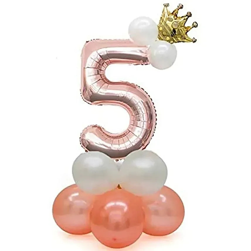 The Ultimate Princess/Prince Birthday Balloon Tower Bouquet