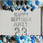 Premium Blue & Silver Birthday Decor Package