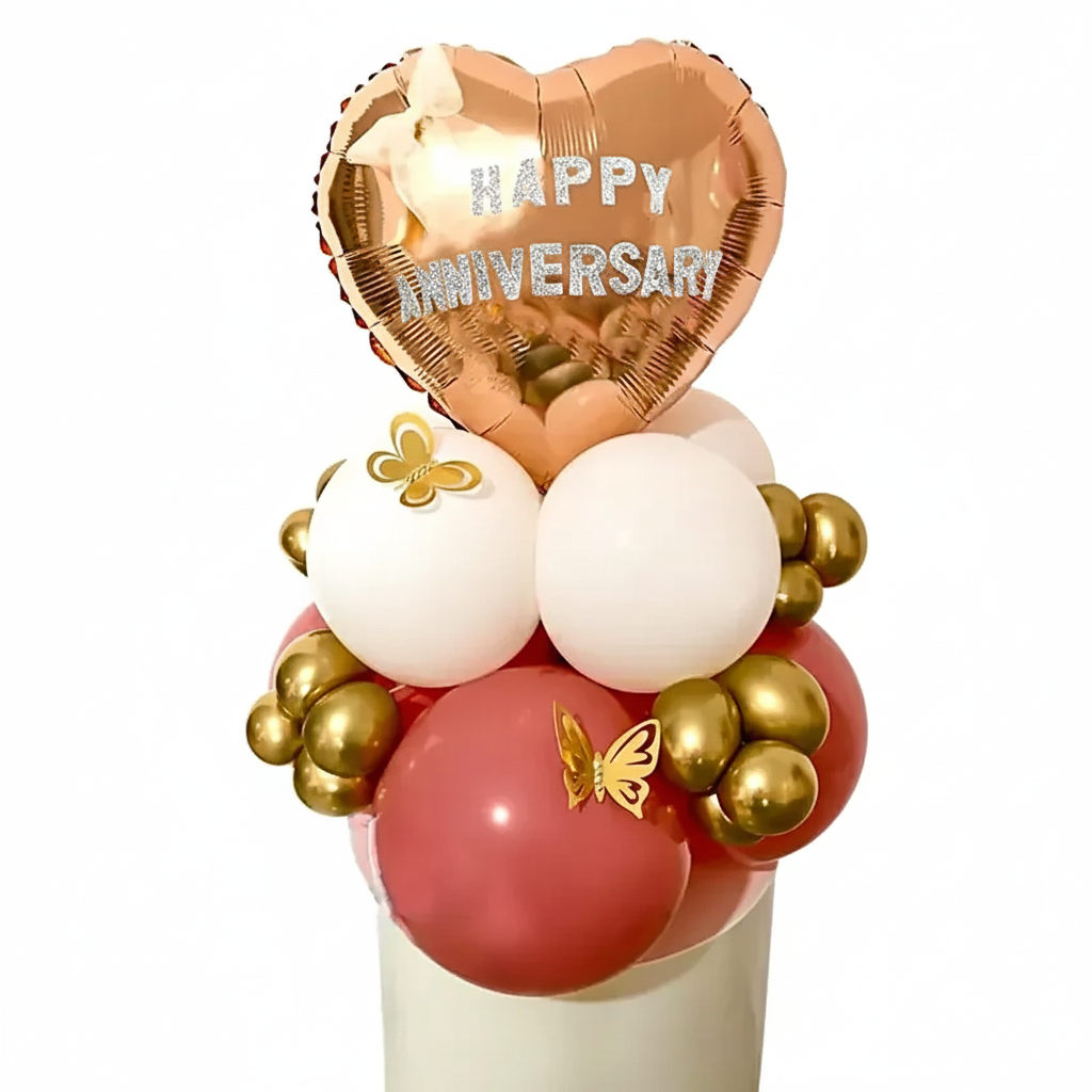 Anniversary Balloon Bouquet Centerpiece