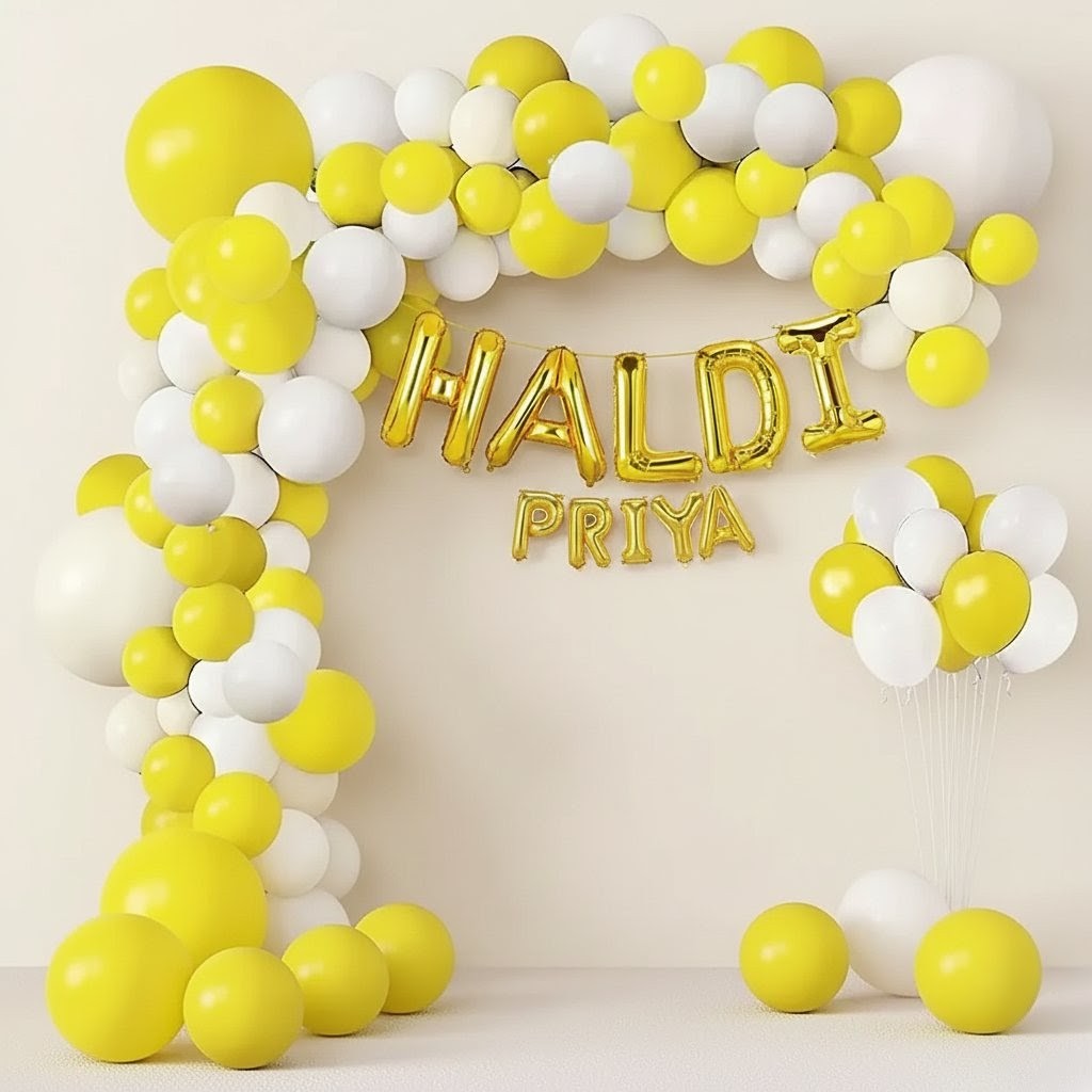Haldi Ceremony On-Site Balloon Decoration Package