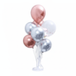 Rose Gold & Silver Metallic Balloon Bouquet