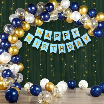 Luxury Confetti Birthday Balloon Arch Decoration