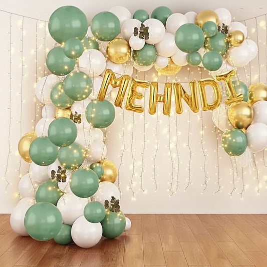 Mehndi Lagake Rakhana | Enchanted Sage & Gold Mehndi Decoration Service