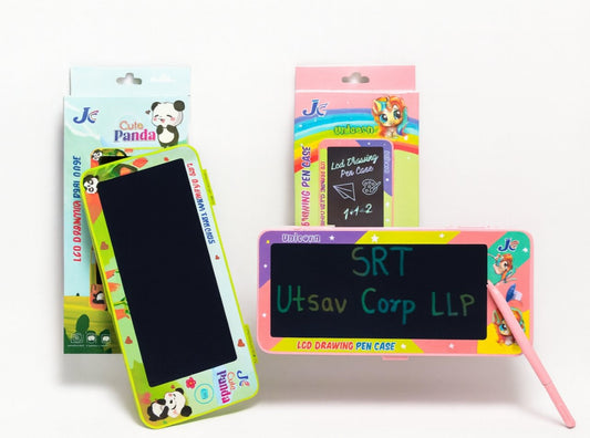 Unlock Creativity & Organization with the Ultimate 2-in-1 Magic LCD Pencil Case!