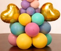 The "Vibrant Heart" Matte Balloon Bouquet