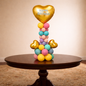 The "Vibrant Heart" Matte Balloon Bouquet